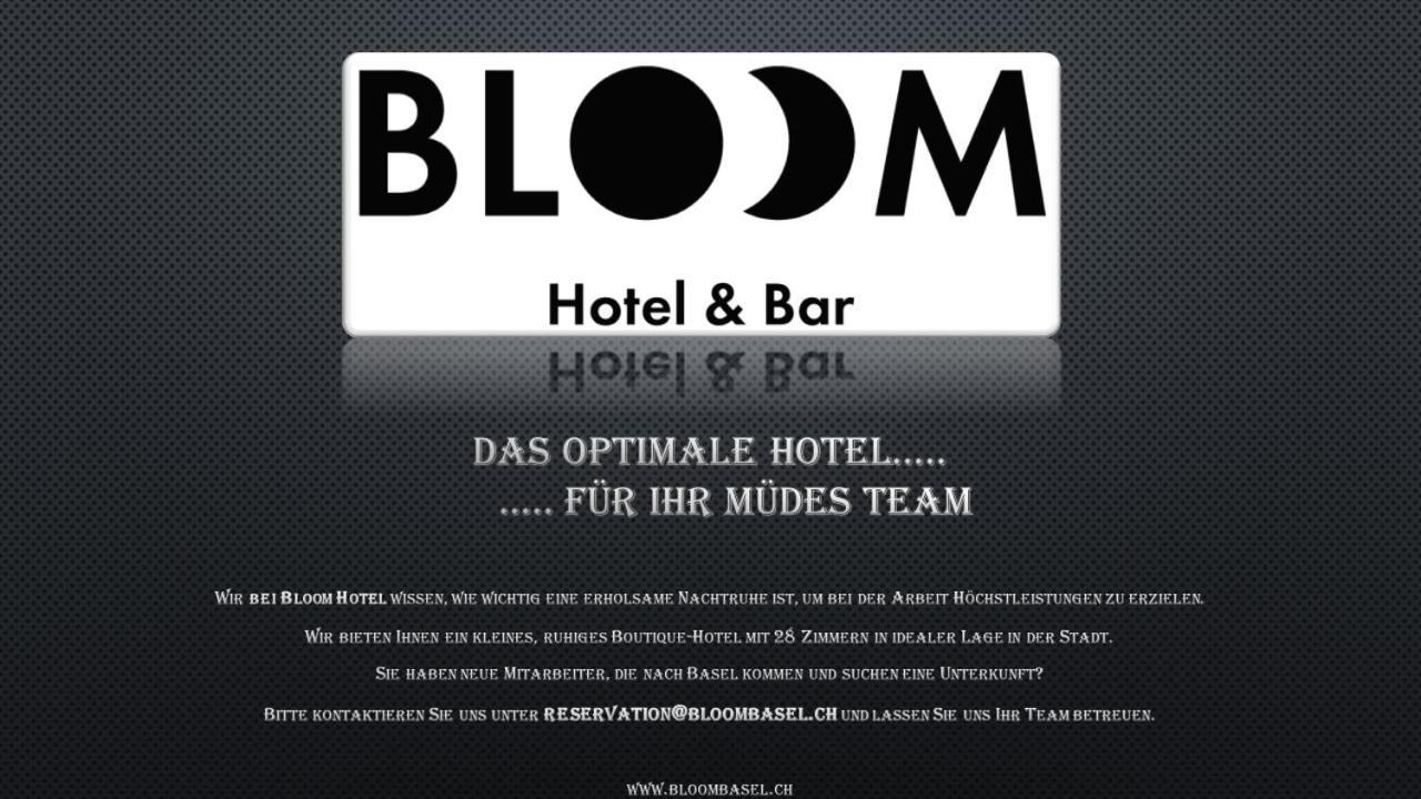 Bloom Boutique Hotel & Lounge 巴塞尔 外观 照片